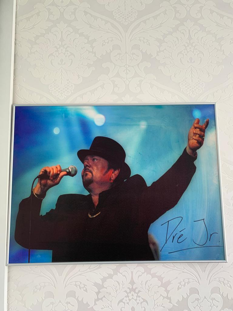 André Hazes Fotodoek Gesigneerd door André Jr. - Perfecte St, Ophalen of Verzenden