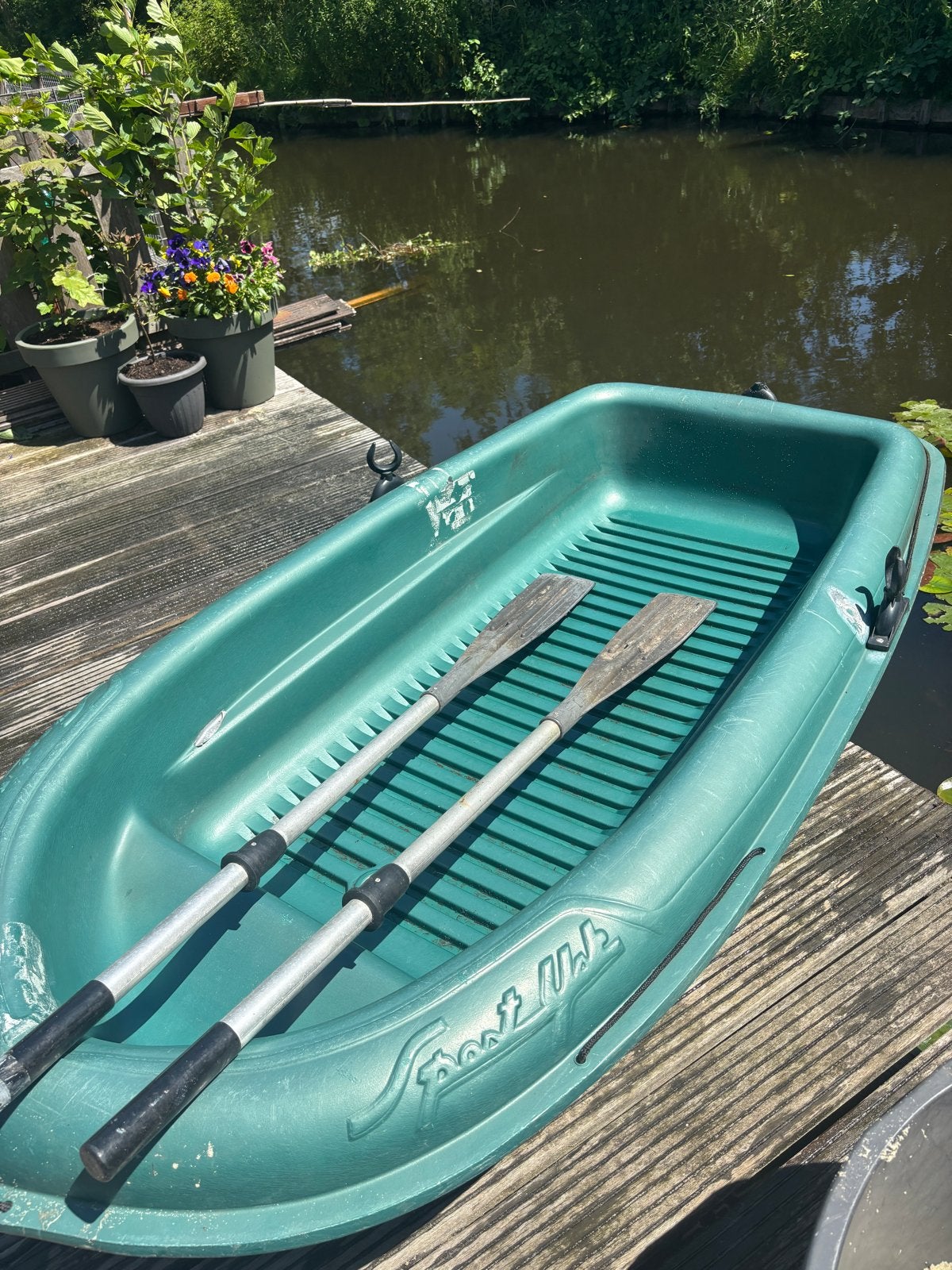 Bic boot sport yak met roeispanen - Gebruikt, Ophalen, Gebruikt, Overige typen, Motorboot