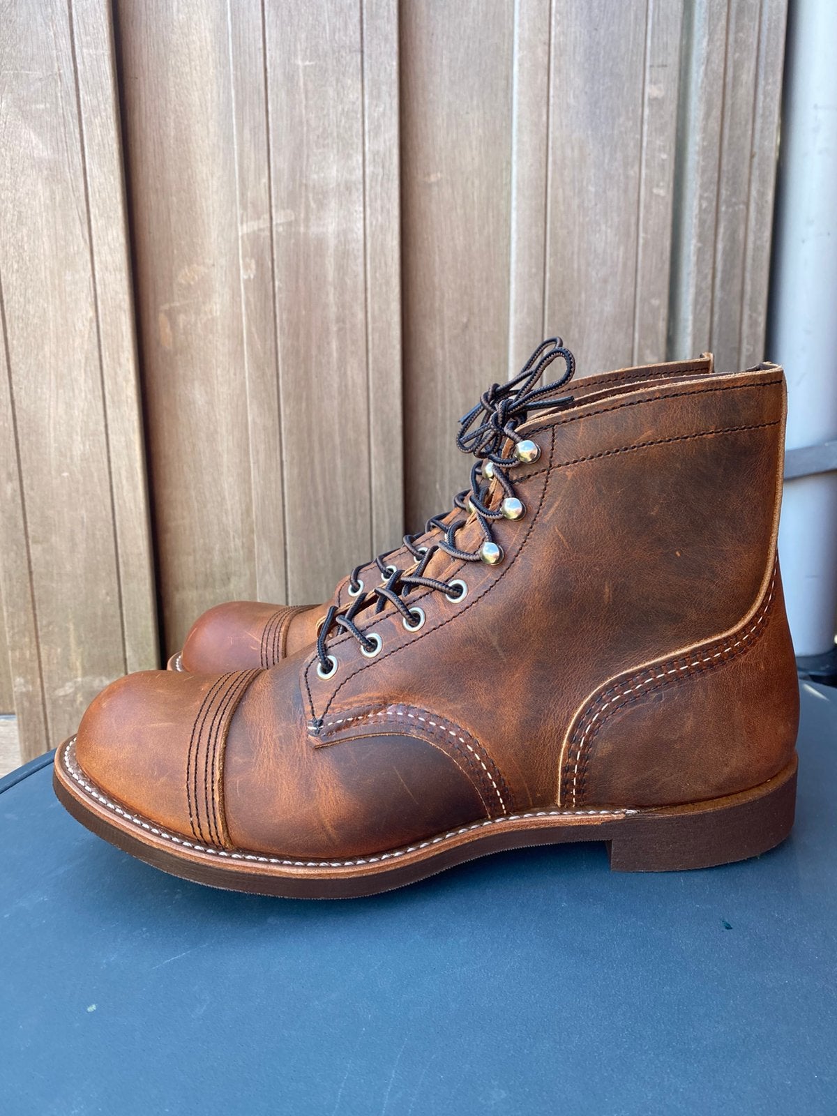 Red Wing 8085 Iron Ranger copper US9,5D/EU42,5 NIEUW, Bruin, Boots, Nieuw, Ophalen of Verzenden