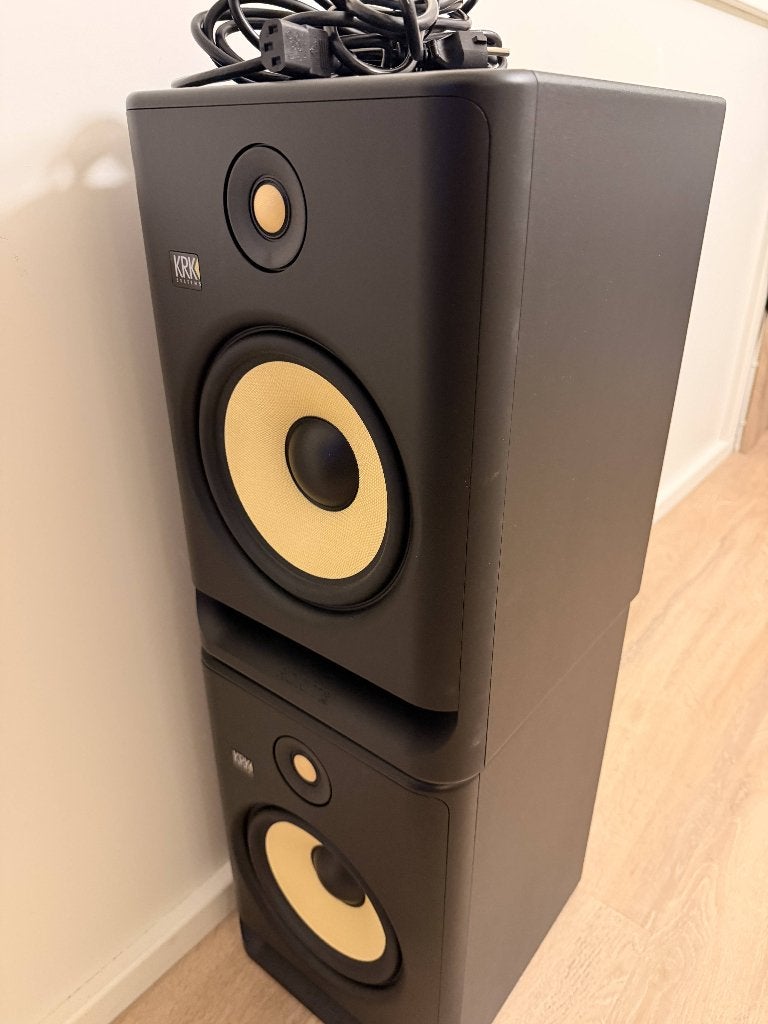2x KRK ROKIT 8 G4 actieve studiomonitoren, Audio, Tv en Foto, Luidsprekers, Ophalen, Zo goed als nieuw, Studiomonitor, KRK