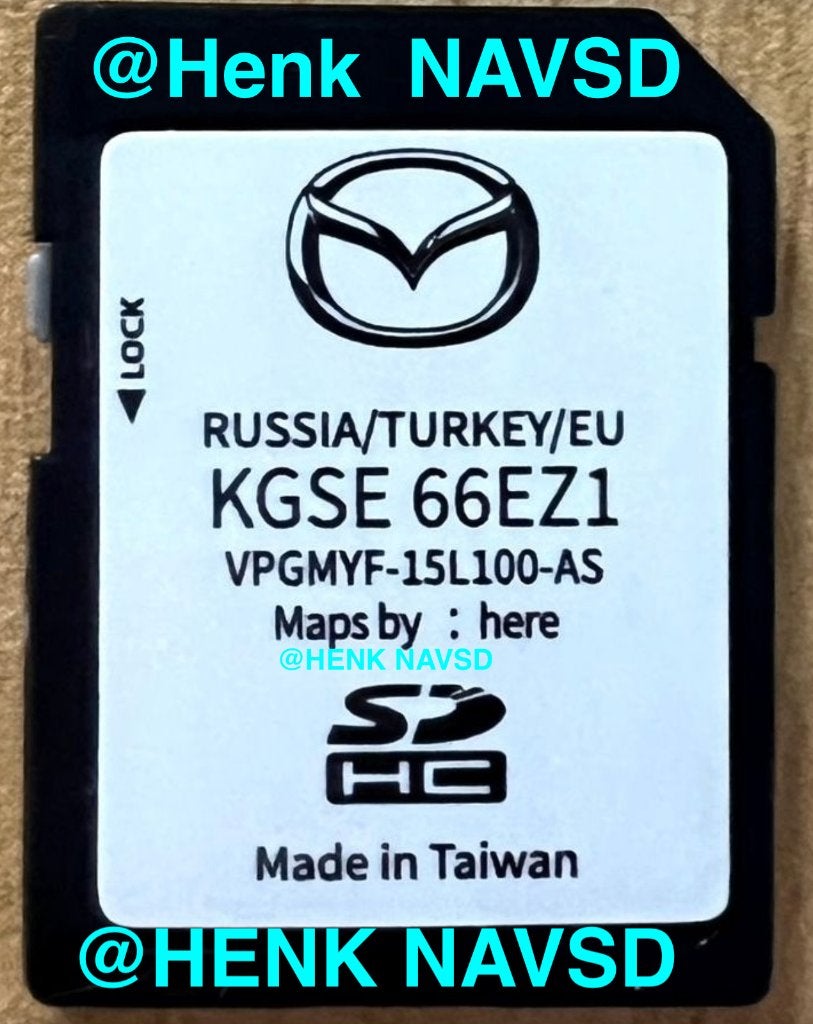 ✅ Mazda MZD CONNECT 2024 Navigatie SD Kaart Europa NIEUW