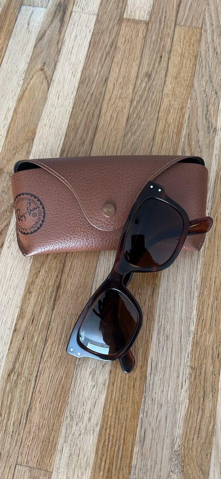 Ray-Ban RB2283 Mr Burbank zonnebril – origineel + hoesje, Ophalen, Zo goed als nieuw, Ray-Ban