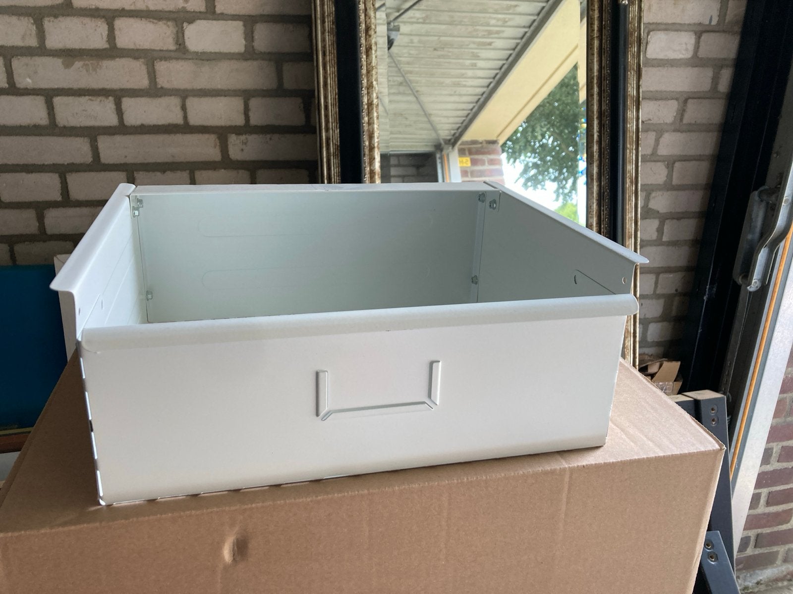 IKEA IVAR Metalen Opbergbak - Wit (3 stuks), Ophalen, Gebruikt
