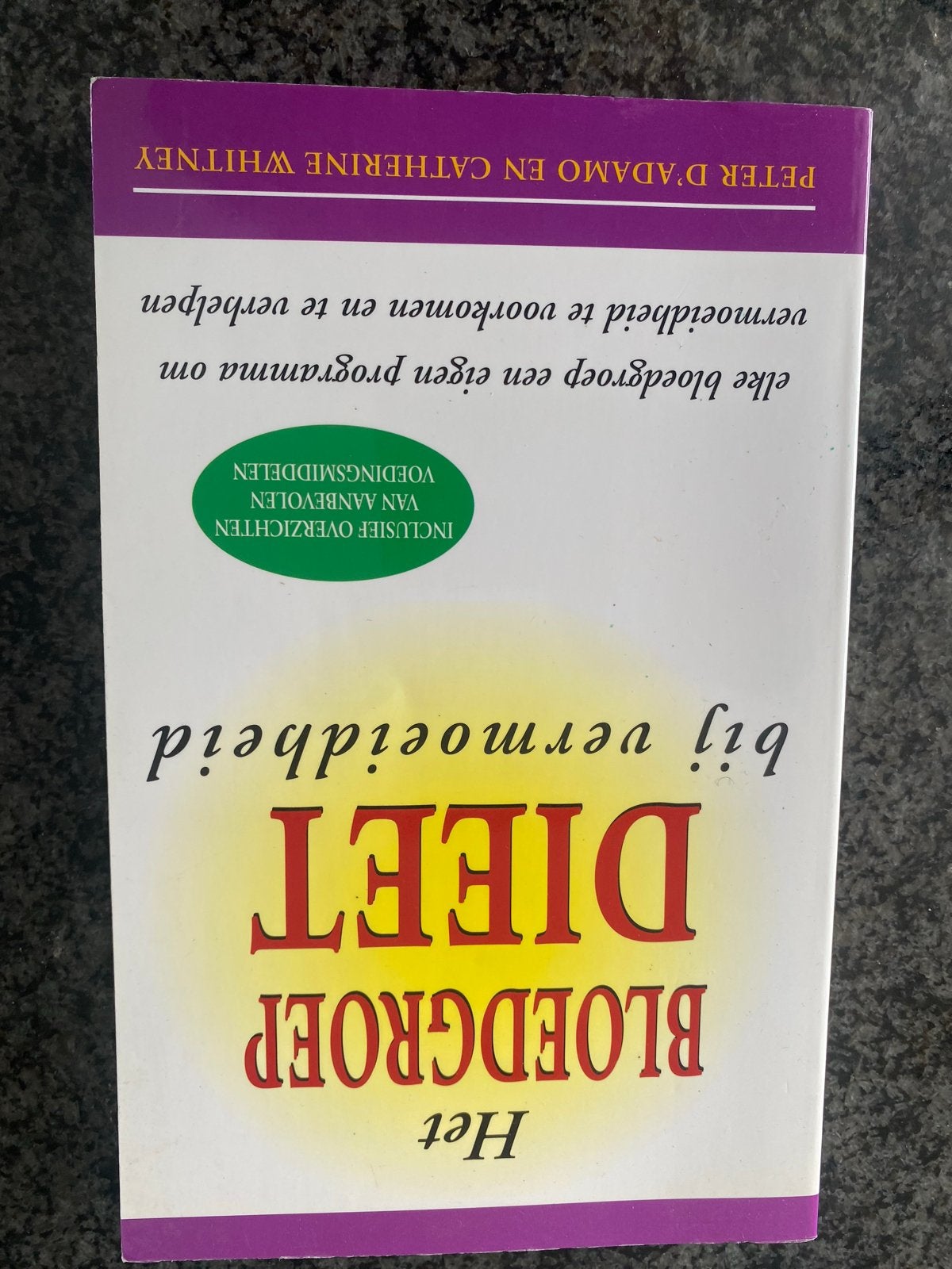 Het Bloedgroepdieet bij Vermoeidheid - Peter D'Adamo, Boeken, Ophalen of Verzenden, Gelezen, Dieet en Voeding