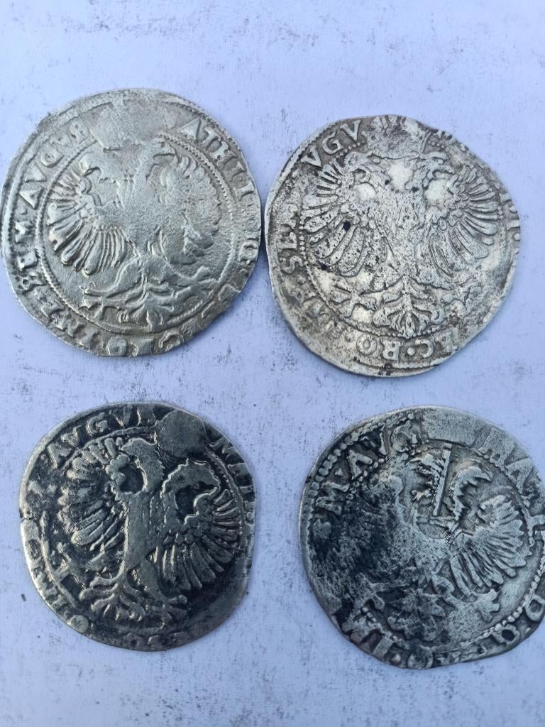 4 Arend schillings., Ophalen, 1 gulden, Vóór koninkrijk, Setje
