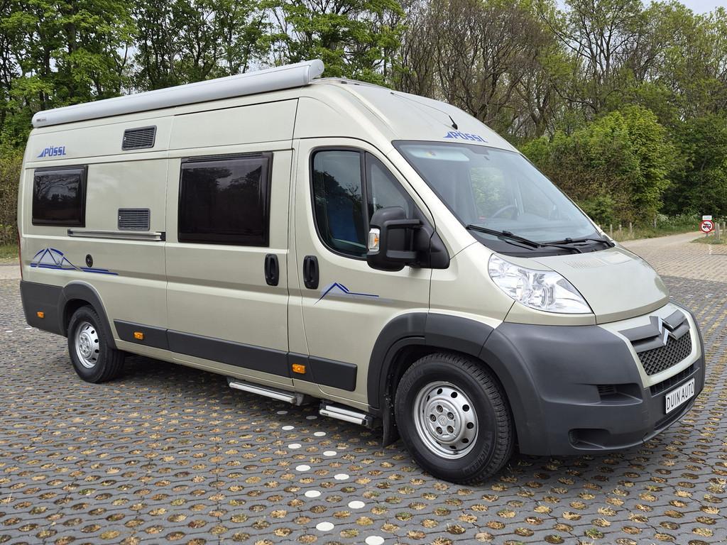 Pössl Buscamper Enkele Bedden (bj 2011), Buscamper of Camperbus, Ringverwarming, Airconditioning, Bedrijf