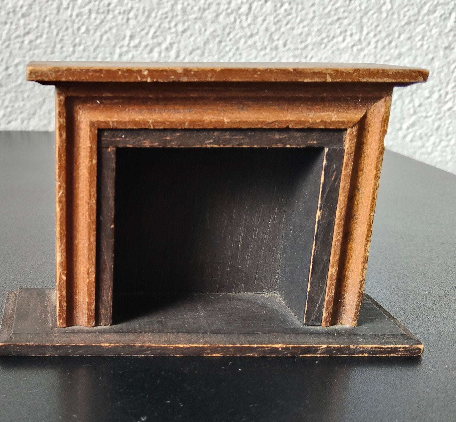 Vintage houten open haard, jaren 70, Ophalen of Verzenden, Gebruikt, Poppenhuis