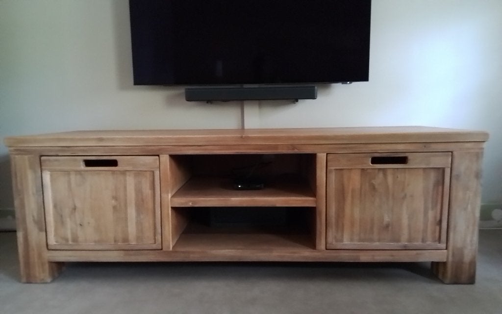 Tv meubel/salontafel als set € 125,-, Ophalen, Gebruikt