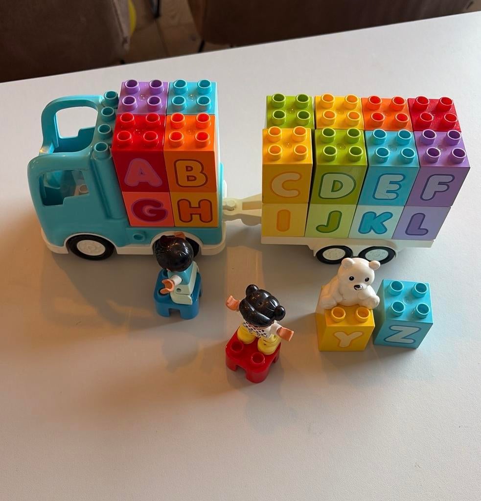 LEGO DUPLO Alfabet Vrachtwagen - 10915, Ophalen of Verzenden, Gebruikt