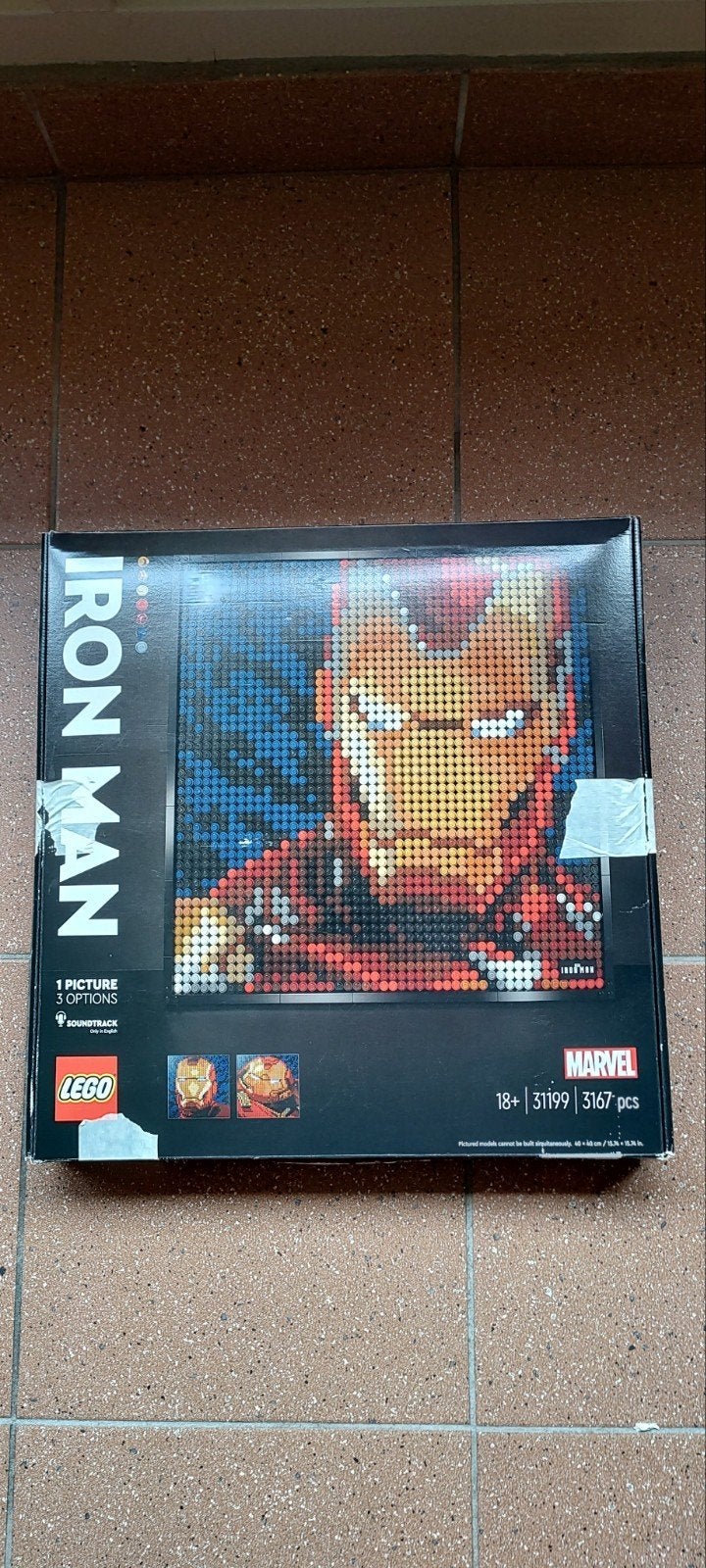 Lego Art Iron Man (31199) - Complete set, Meerkleurig, Ophalen of Verzenden, Zo goed als nieuw, Kunststof