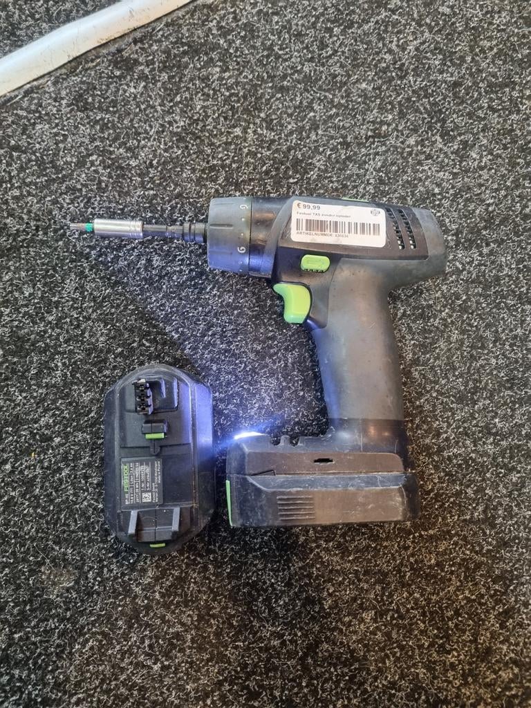 Festool txs zonder oplader, Doe-het-zelf en Verbouw, Ophalen of Verzenden, Gebruikt, Boormachine