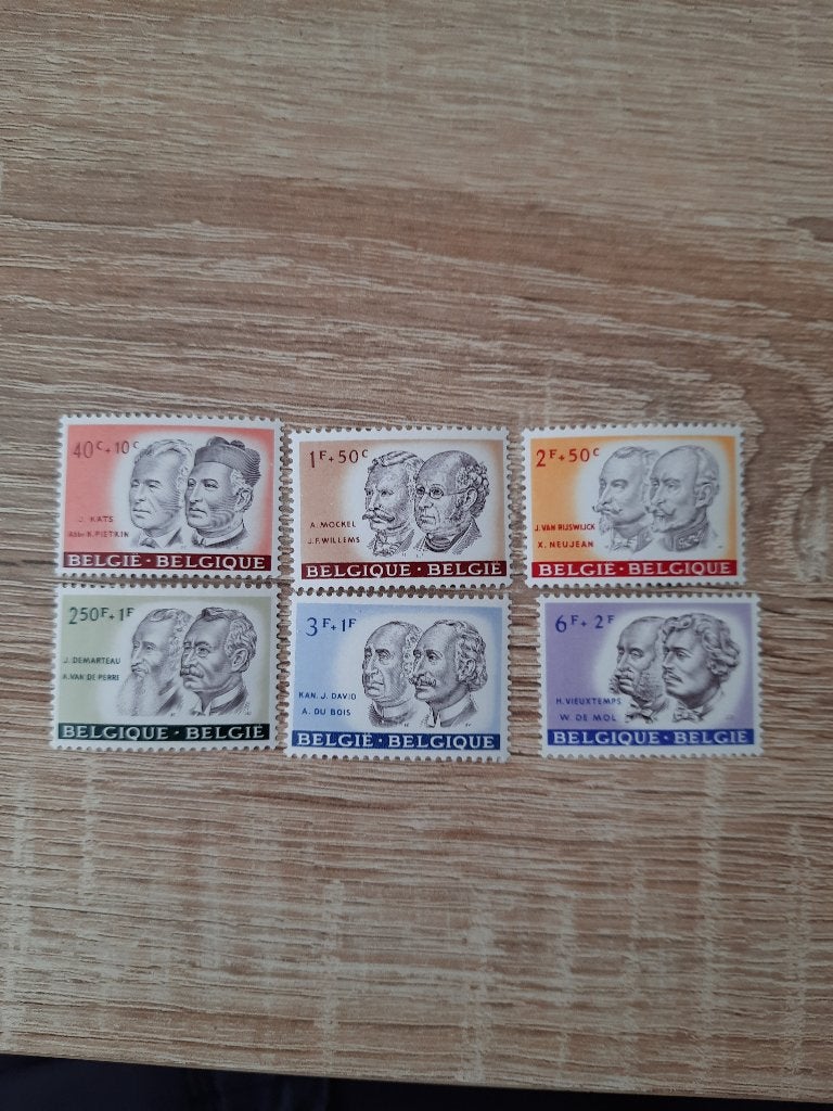 Belgie, Verzenden, Postfris, Staatshoofden