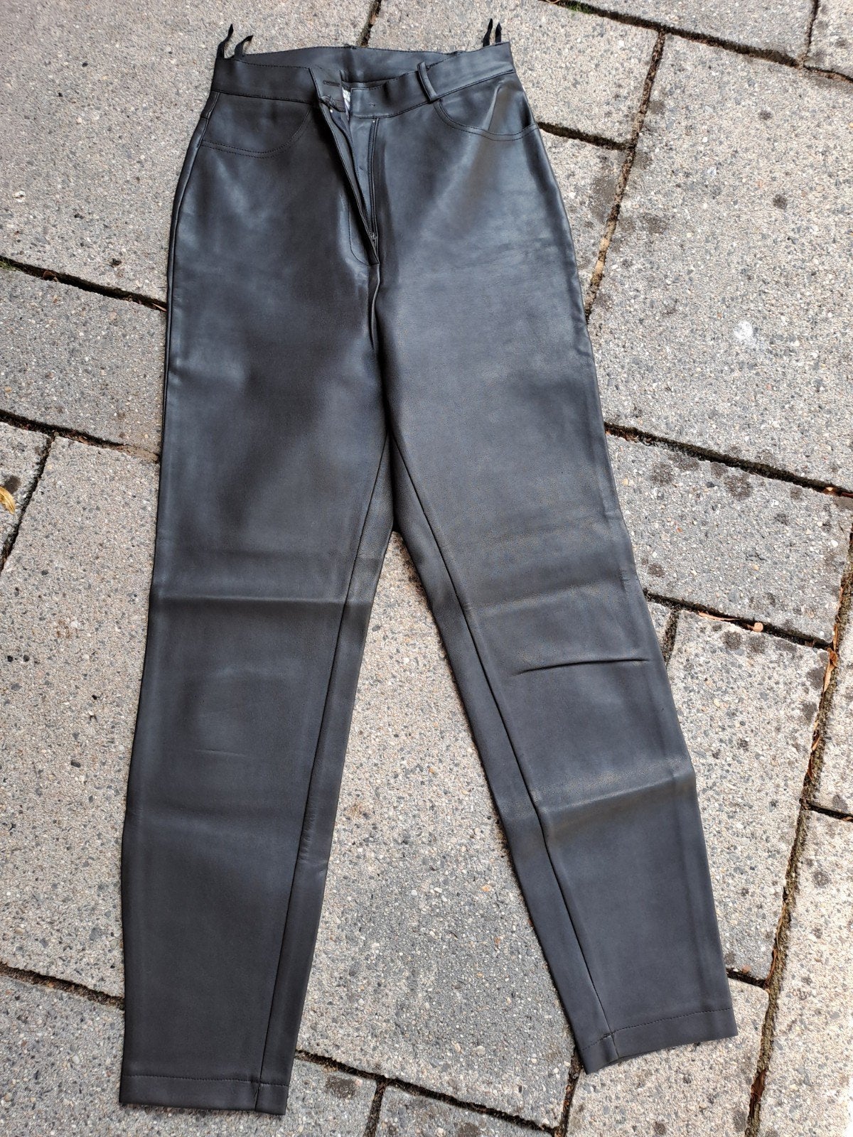 Helena Hart zwarte skai leren broek maat S, Kleding | Dames, Zwart, Zo goed als nieuw, Maat 36 (S), Lang