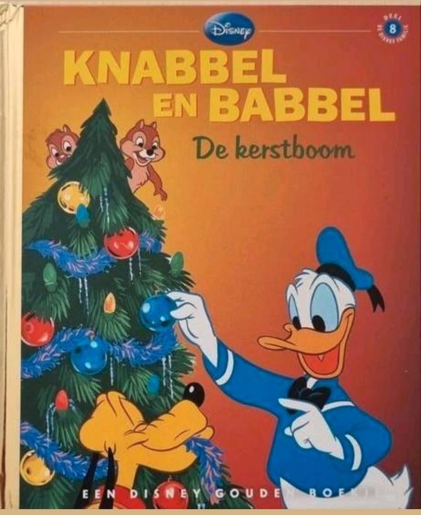 Knabbel en Babbel: De Kerstboom - Disney Gouden Boekje, Boeken, Ophalen of Verzenden, Gelezen, Walt Disney Company, Sprookjes