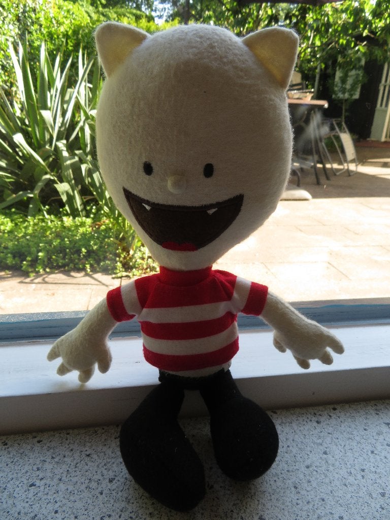 Borre knuffel van De Leesclub meet ca 26 cm, Kinderen en Baby's, Speelgoed | Knuffels en Pluche, Ophalen of Verzenden, Zo goed als nieuw
