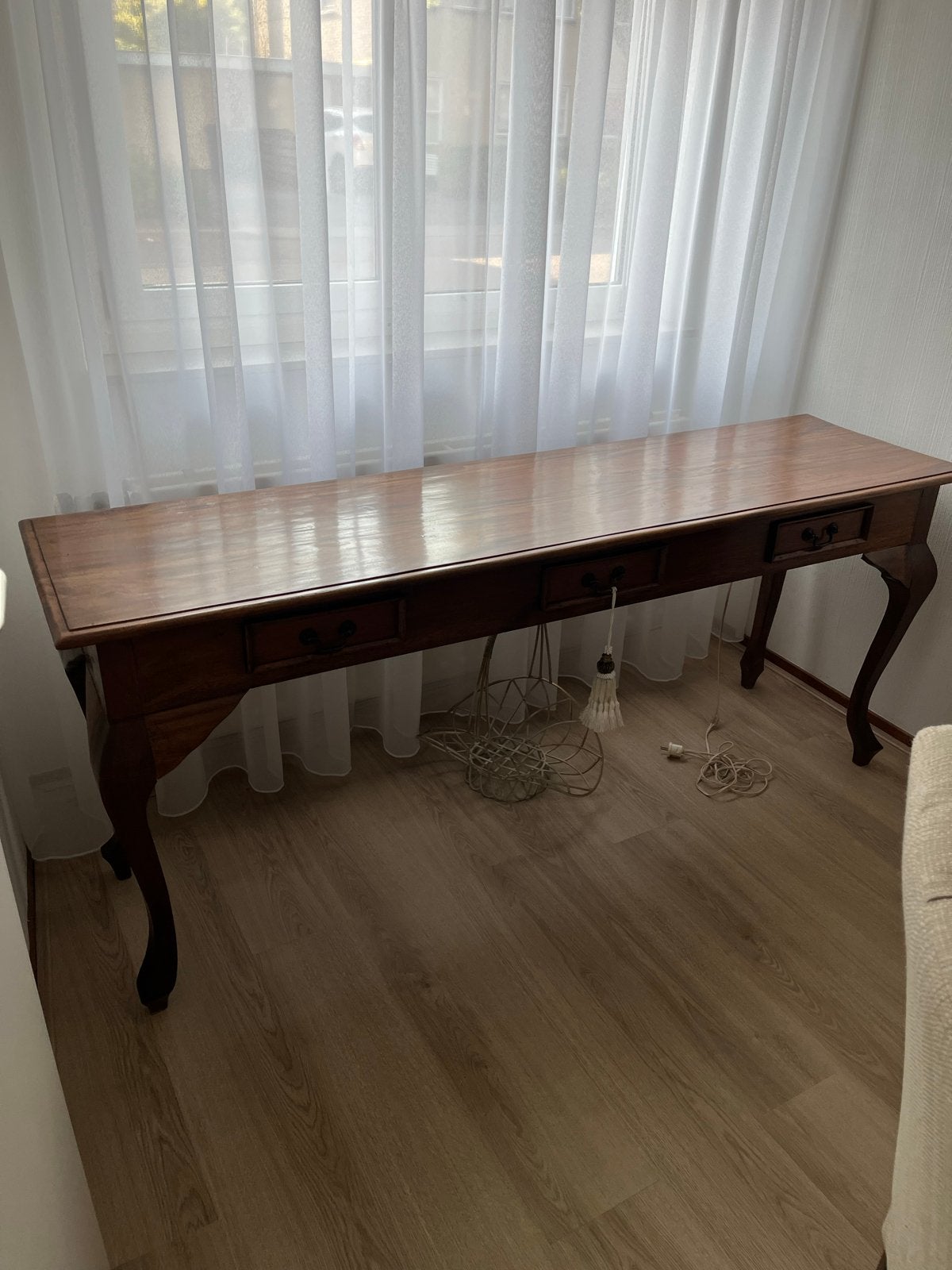 Elegante houten sidetable consoletafel met lades, Ophalen