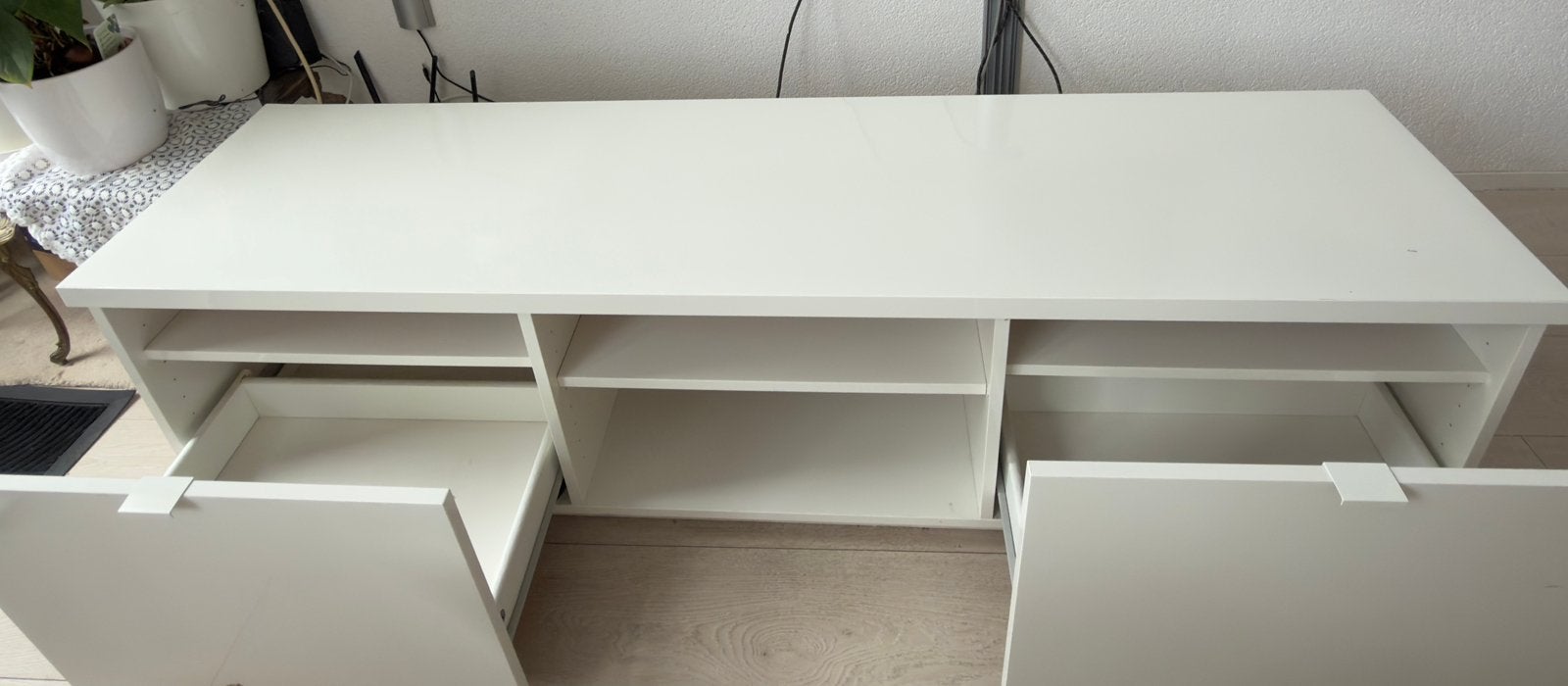 BYÅS TV-meubel Ikea, Huis en Inrichting, Ophalen, Overige materialen, Gebruikt, 150 tot 200 cm