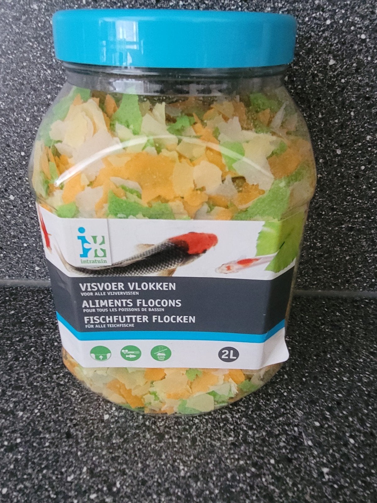 Vlokkenvoer voor vijvervissen, Ophalen of Verzenden, Vis