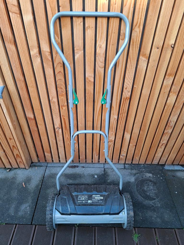 Duw kooimes grasmaaier in prima staat, Tuin en Terras, Grasmaaiers, Kooimesmaaier, Ophalen of Verzenden, Gebruikt, Handgrasmaaier