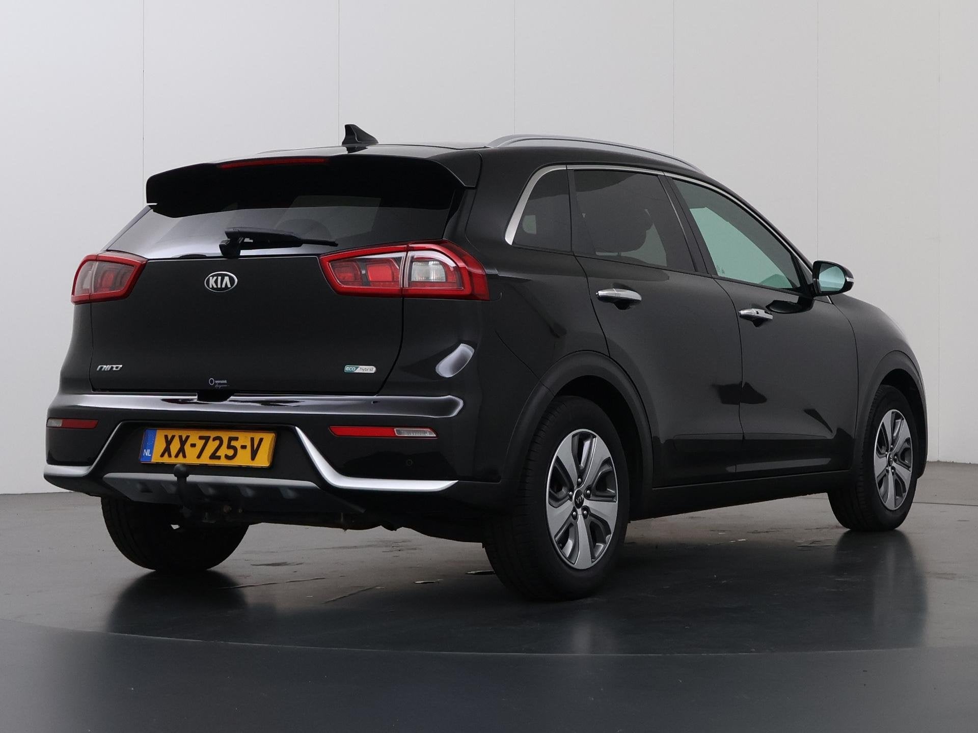 Kia Niro 1.6 GDi Hybrid DynamicPlusLine | Trekhaak| Navigati, Auto's, Gebruikt, Euro 6, 2 kWh, Zwart