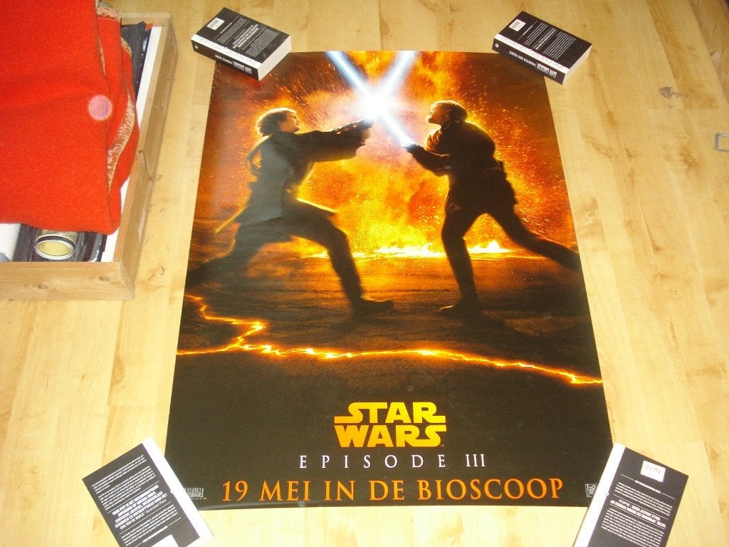 Star Wars Episode 3 Filmposter, Verzamelen, Ophalen, Gebruikt, A1 t/m A3, Film en Tv