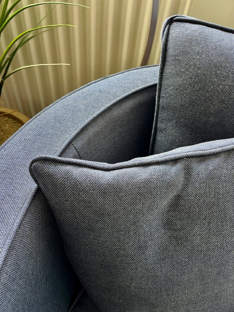 Lounge stoel, Huis en Inrichting, Ophalen, Blauw, Zo goed als nieuw, Eén