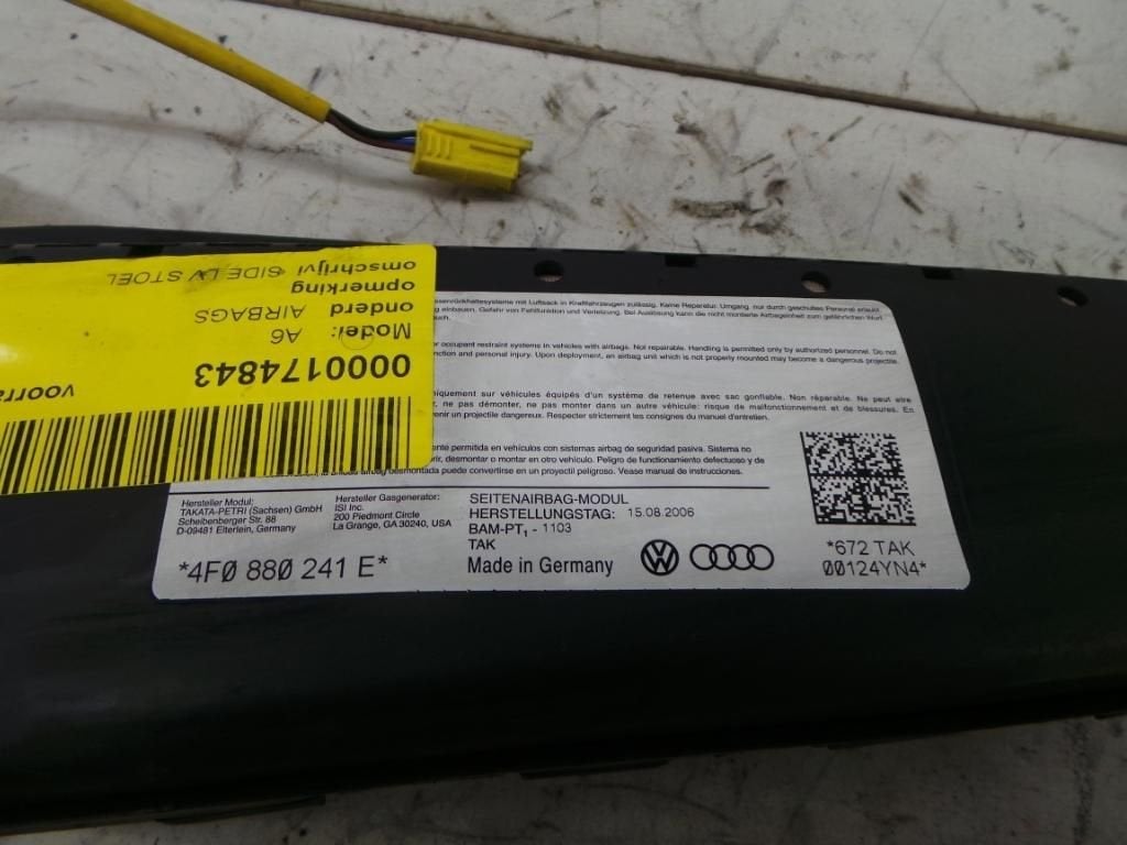 AUDI A6 ALLROAD QUATTRO AIRBAG LINKS 2007, Auto-onderdelen, Elektronica en Kabels, Gebruikt, ARN erkend, Stiba lid, Erkend duurzaam