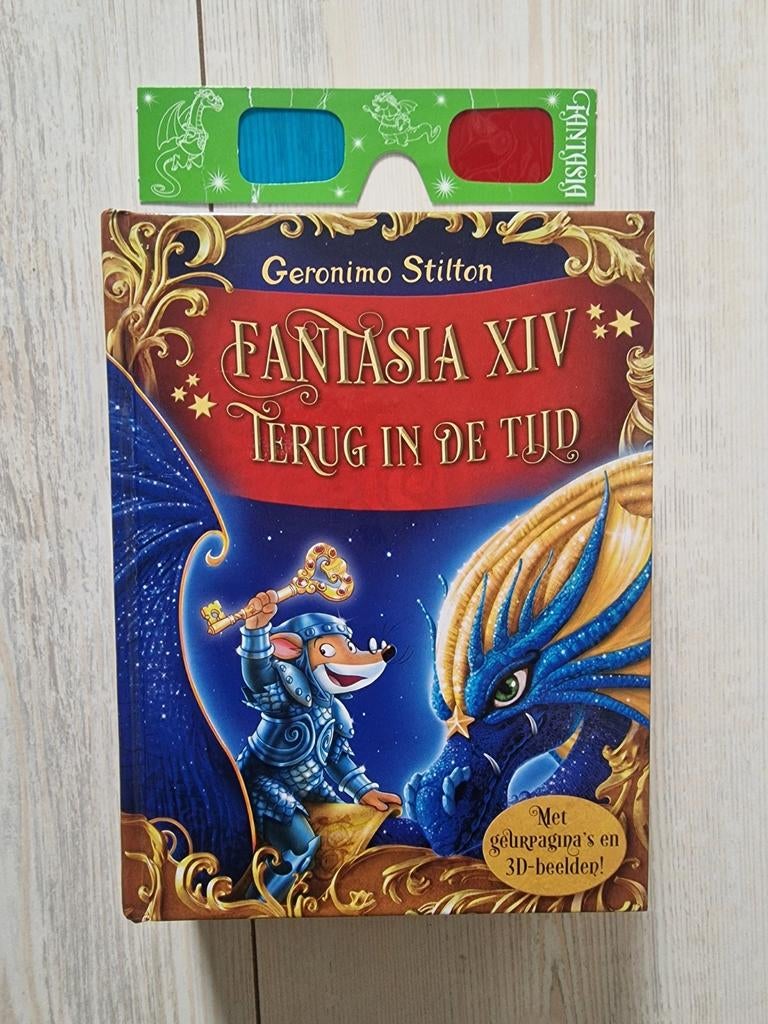 Geronimo Stilton Fantasia XIV: Terug in de Tijd, Boeken, Kinderboeken | Jeugd | onder 10 jaar, Zo goed als nieuw, Ophalen of Verzenden