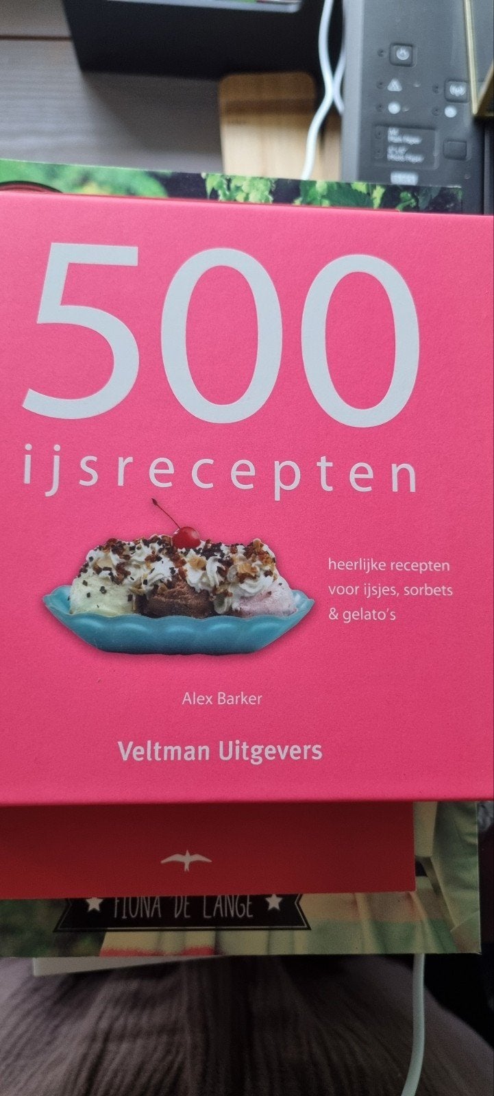 500 IJsrecepten: Heerlijke IJsjes, Sorbets & Gelato's, Ophalen of Verzenden, Zo goed als nieuw, Alex Barker, Taart, Gebak en Desserts