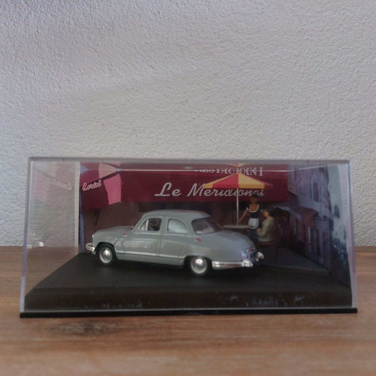 Panhard Dyna Z Diorama L' Arret au Café La Route Bleue, Ophalen of Verzenden, Nieuw, Auto, Overige merken