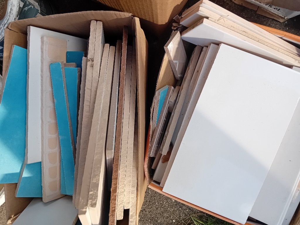 Tegels en stukken tegeltjes GRATIS, Ophalen, Gebruikt, Minder dan 20 cm, Minder dan 20 cm