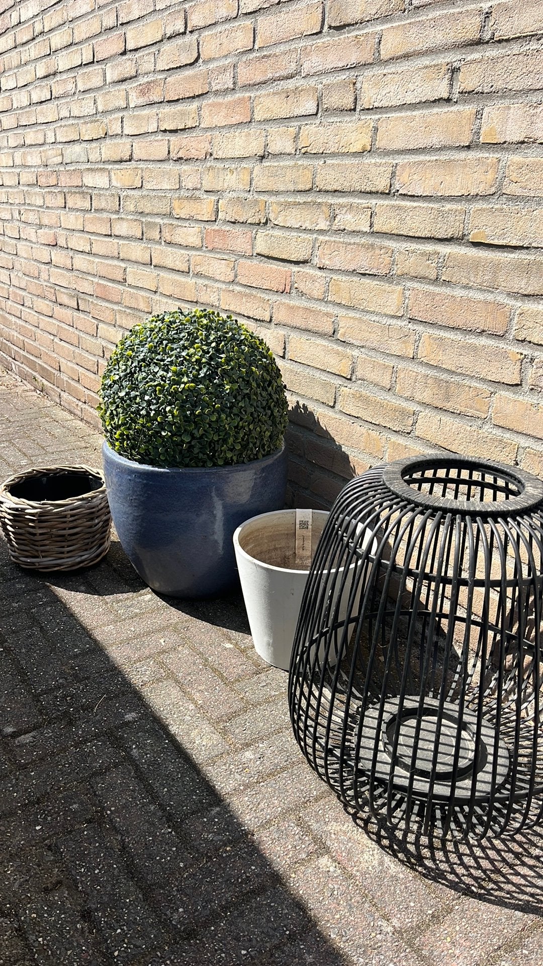 Diverse tuin deco (potten etc), Ophalen, Kunststof, Minder dan 30 cm, Rond
