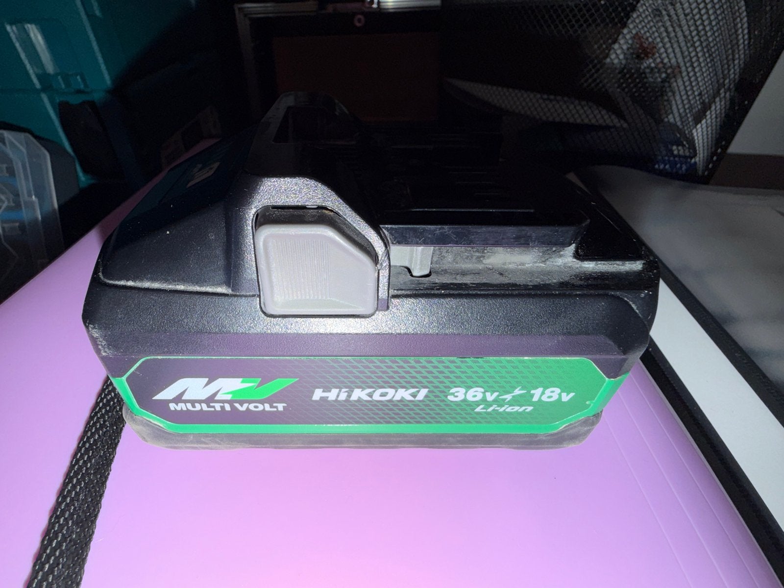 HiKOKI Multi Volt 36V/18V Li-ion Accu, Ophalen of Verzenden, Zo goed als nieuw