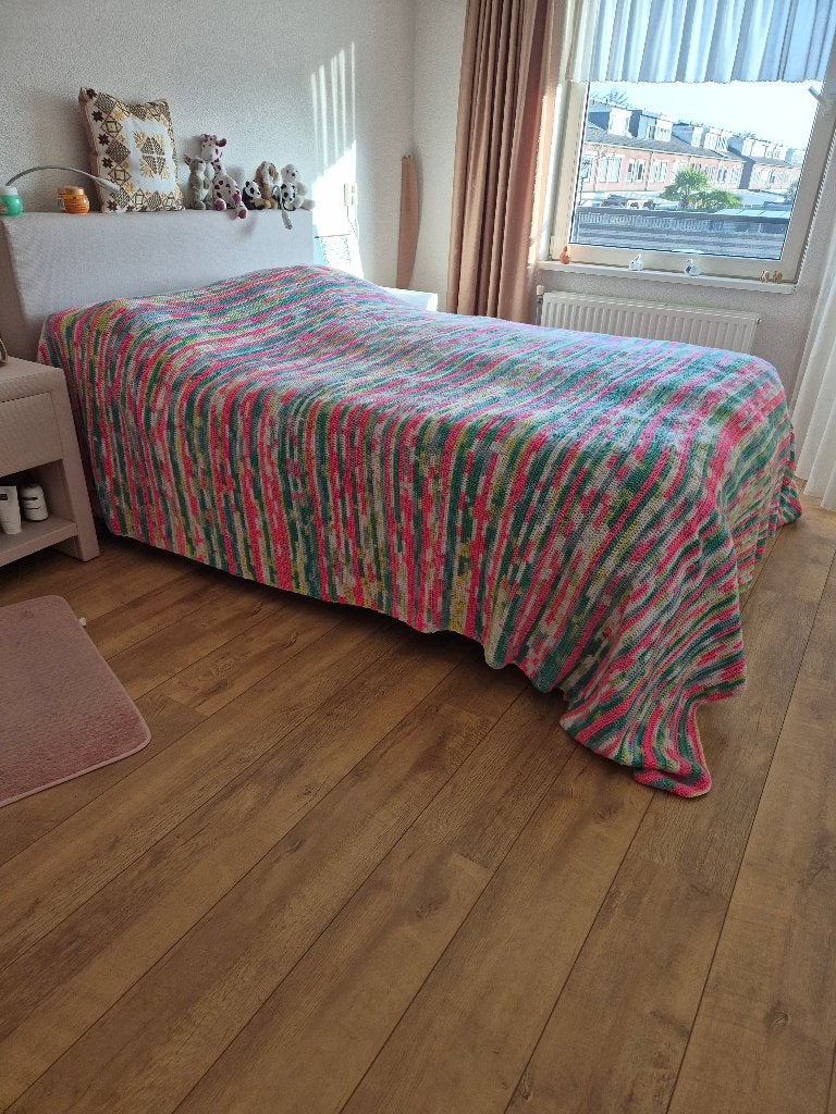 Gehaakte sprei, Huis en Inrichting, Slaapkamer | Beddengoed, Ophalen of Verzenden, Nieuw, Tweepersoons, Overige typen