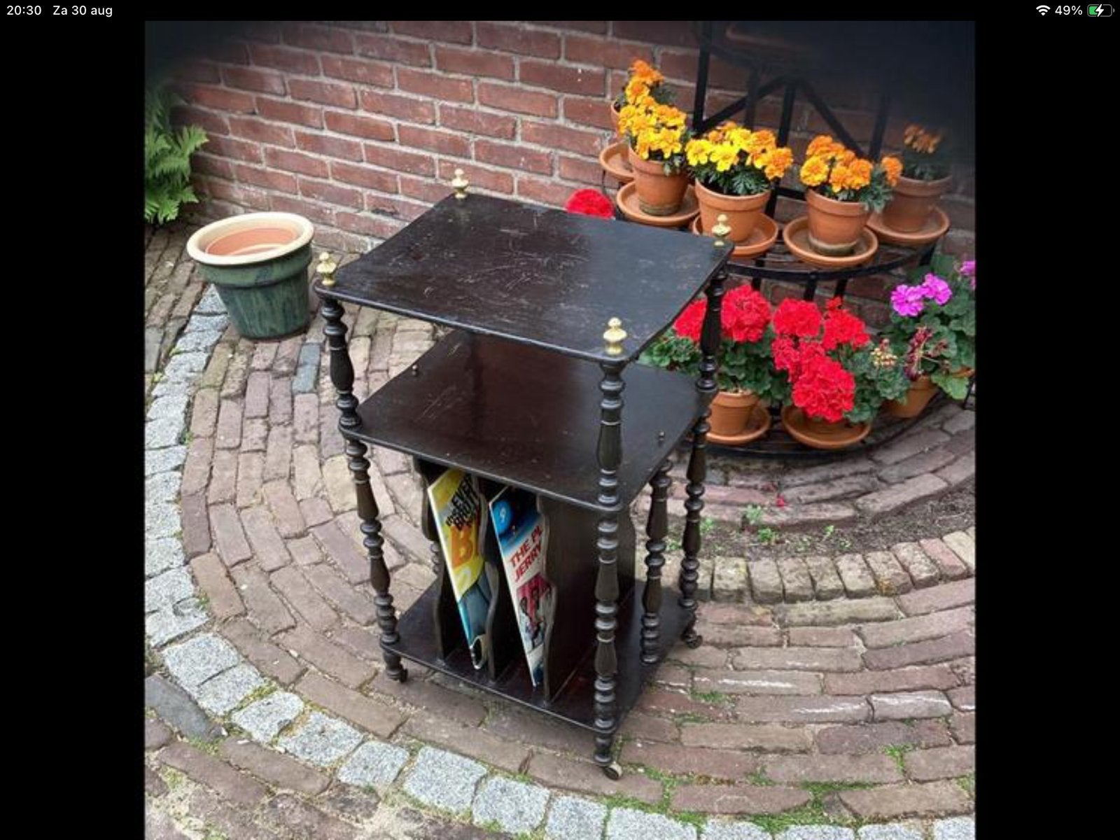 ***   Een oude VINYL PLATEN OP BERG KAST  ***, Ophalen, Zo goed als nieuw
