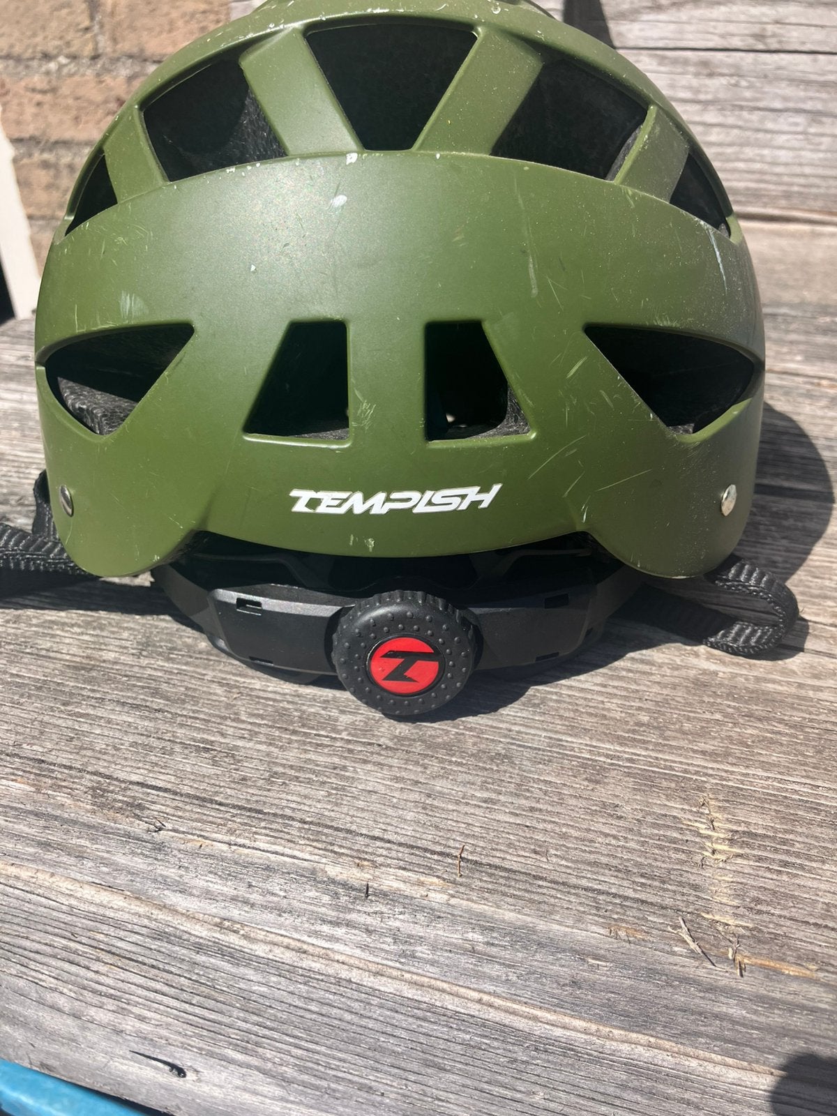 Kinderhelm donkergroen, Fietsen en Brommers, Ophalen, Gebruikt, S, Jongen of Meisje