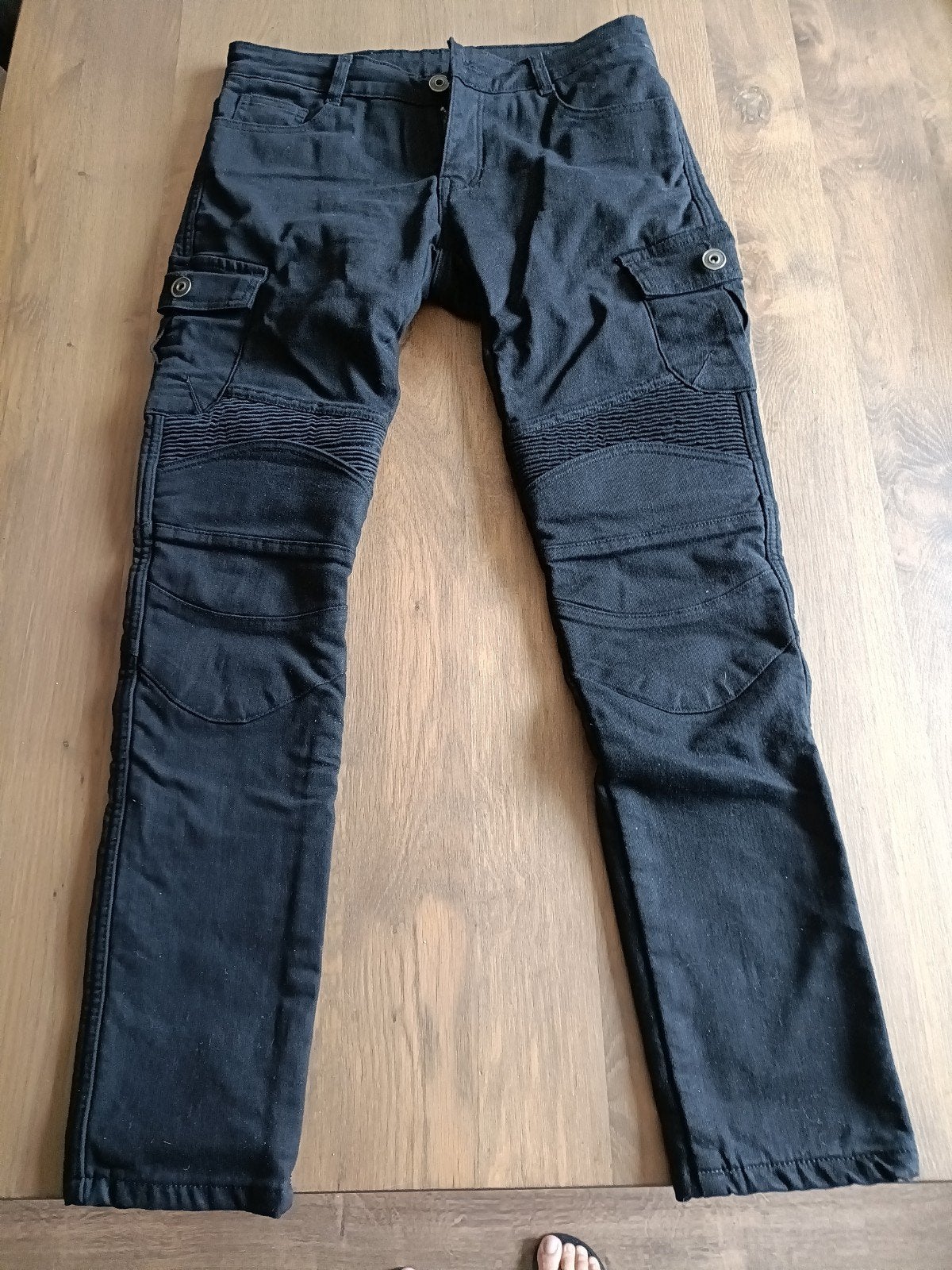 kevlar motorbroek, Ophalen of Verzenden, Zo goed als nieuw, Zwart, W32 (confectie 46) of kleiner