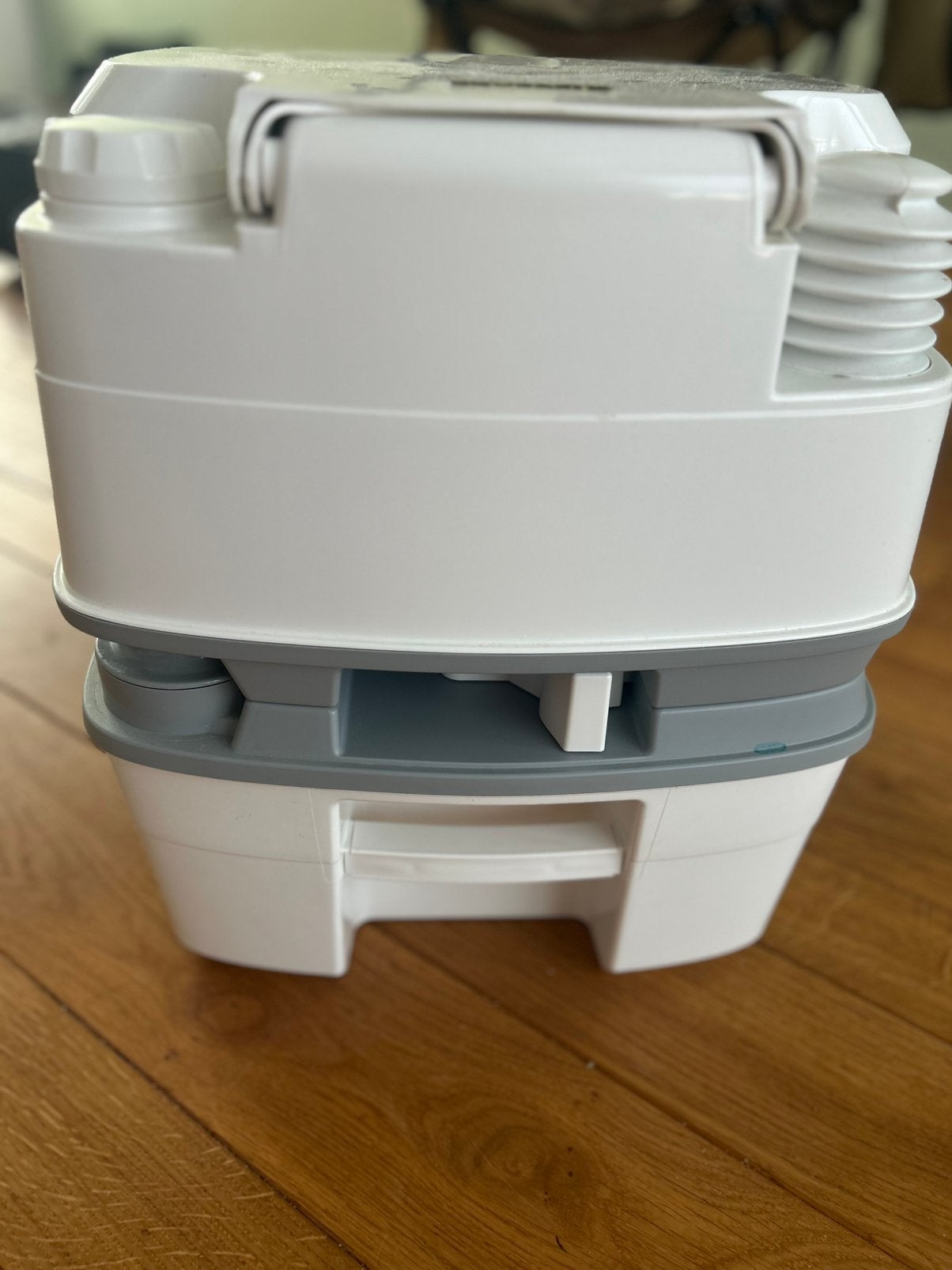 Chemisch toilet camping, Ophalen, Zo goed als nieuw