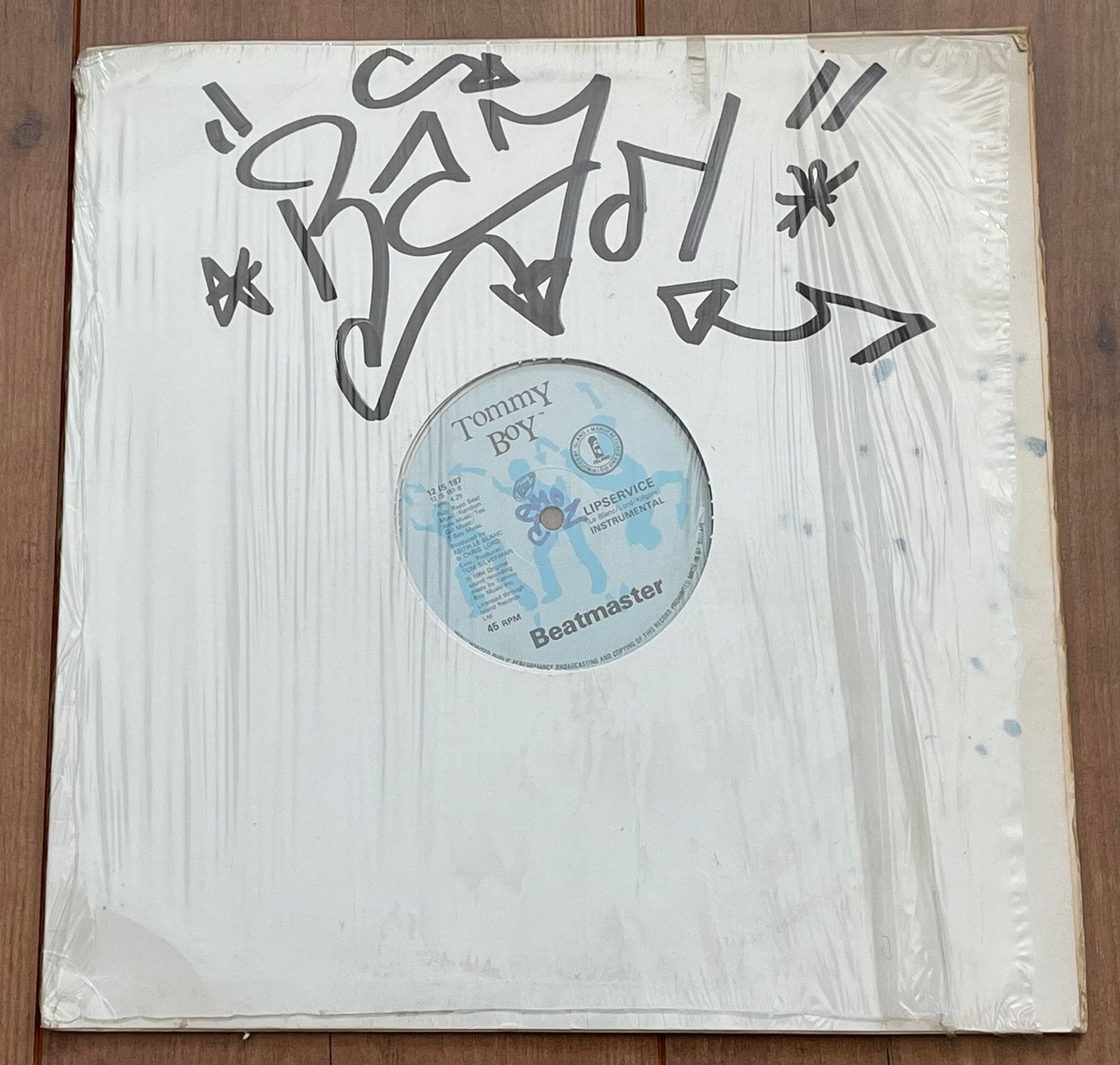 Beatmaster - Lipservice 12" ep / Tommy Boy, UK '84, VG+, Originele persing, Gebruikt, Ophalen of Verzenden, EP
