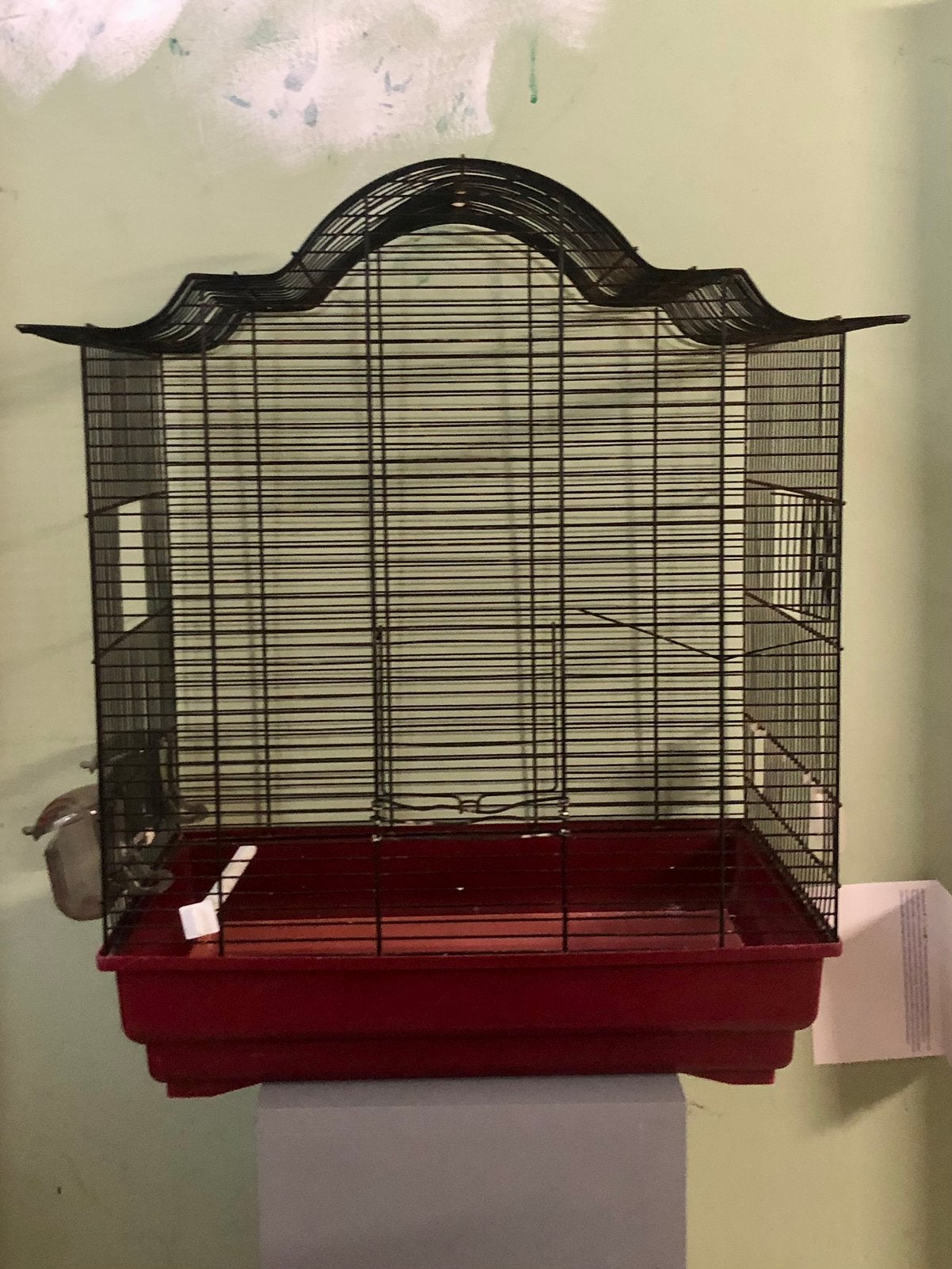 Mooi groot vogelkooi   52 x 32 x 65 cm2, Dieren en Toebehoren, Ophalen, Gebruikt, Metaal, Vogelkooi