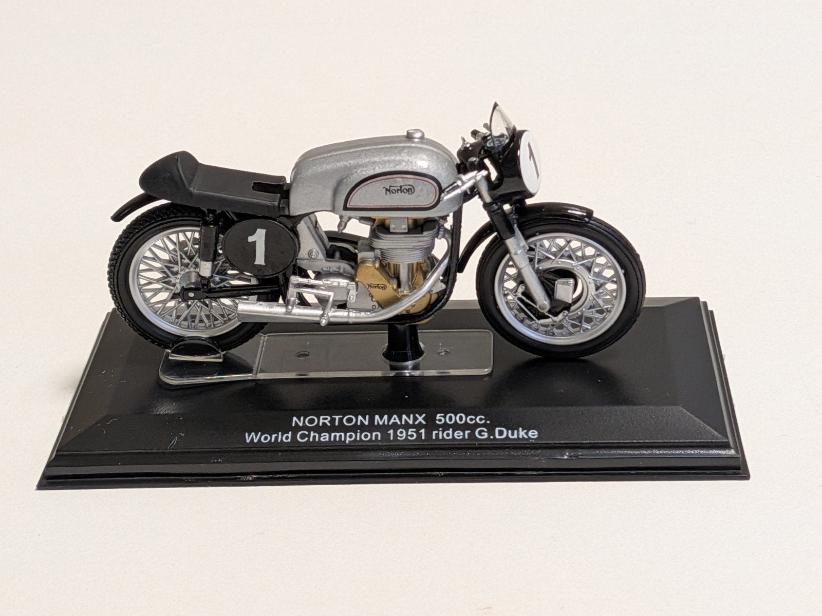 Norton Manx 500cc -  Geoff Duke, Ophalen of Verzenden, Gebruikt, Motor, Overige merken
