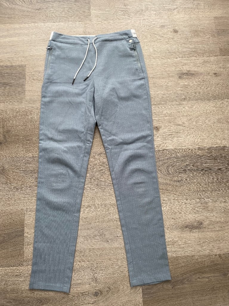 AI&KO pantalon/broek nieuwstaat licht glimmertje maat 164 ZD, Kinderen en Baby's, Broek, Meisje, Ophalen of Verzenden, Zo goed als nieuw