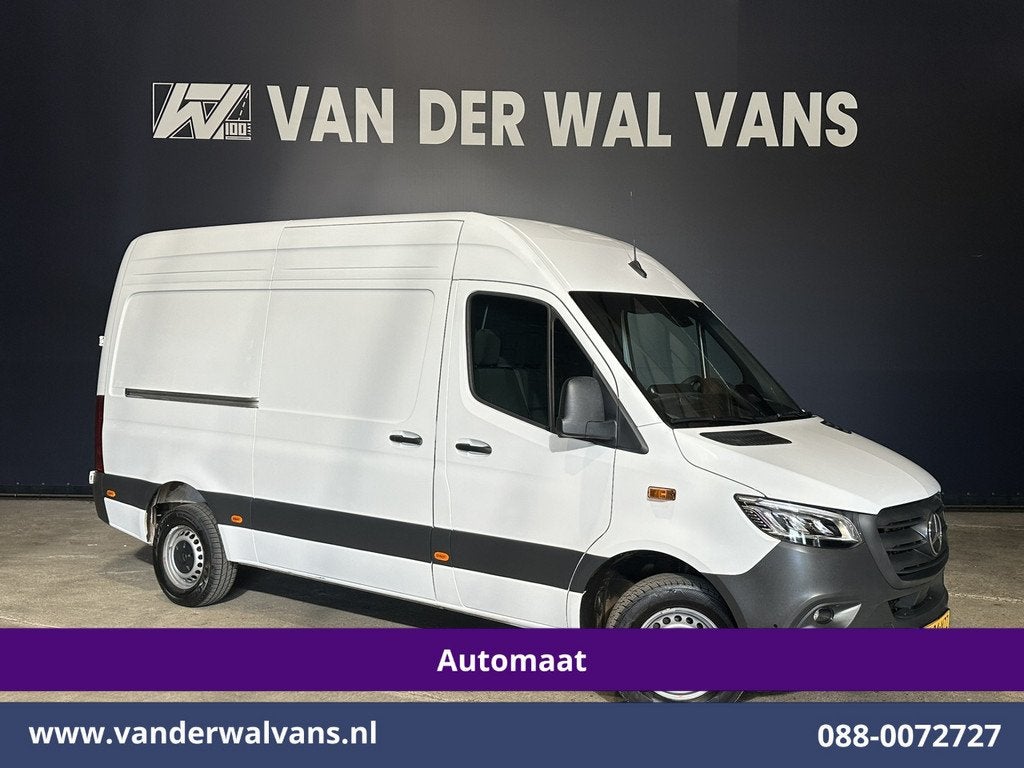 Mercedes-Benz Sprinter 317 CDI 170pk 9G-Tronic Automaat L2H2, Auto's, Bestelauto's, Automaat, 4 cilinders, 2000 kg, Wit
