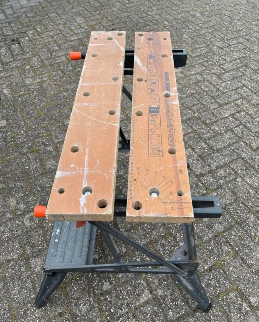 Workmate, Doe-het-zelf en Verbouw, Werkbanken, Ophalen, Gebruikt, Minder dan 70 cm, Inklapbaar