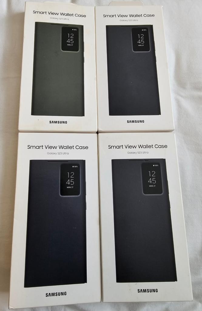Samsung Smart View Wallet Case voor Galaxy S23 Ultra, Telecommunicatie, Mobiele telefoons | Samsung, Nieuw, Galaxy S23, Zwart