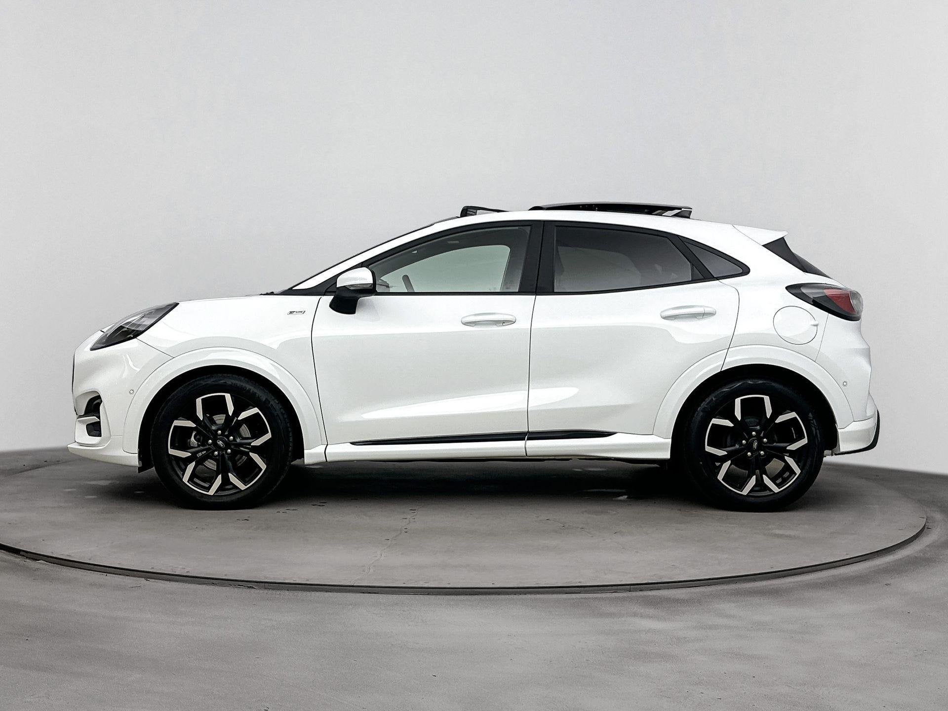 Ford Puma 1.0 EcoBoost 125Pk Hybrid ST-Line X | Navigatie |, Auto's, Dealer onderhouden, 125 pk, Euro 6, Leder en Stof