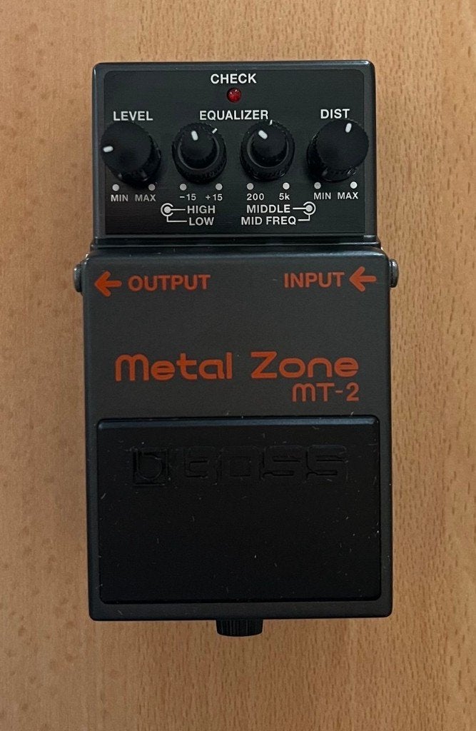 Boss MT-2 Metal Zone Pedal, Ophalen of Verzenden, Zo goed als nieuw