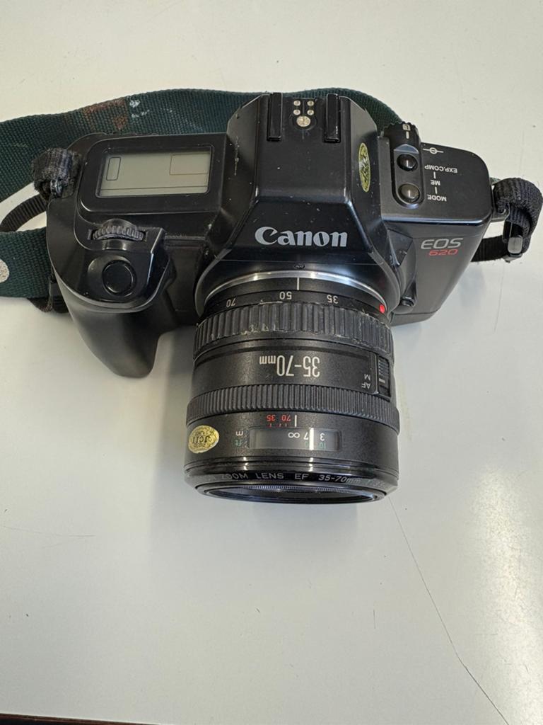 Canon EOS 620 met lens, Ophalen of Verzenden, Gebruikt, Spiegelreflex, Canon
