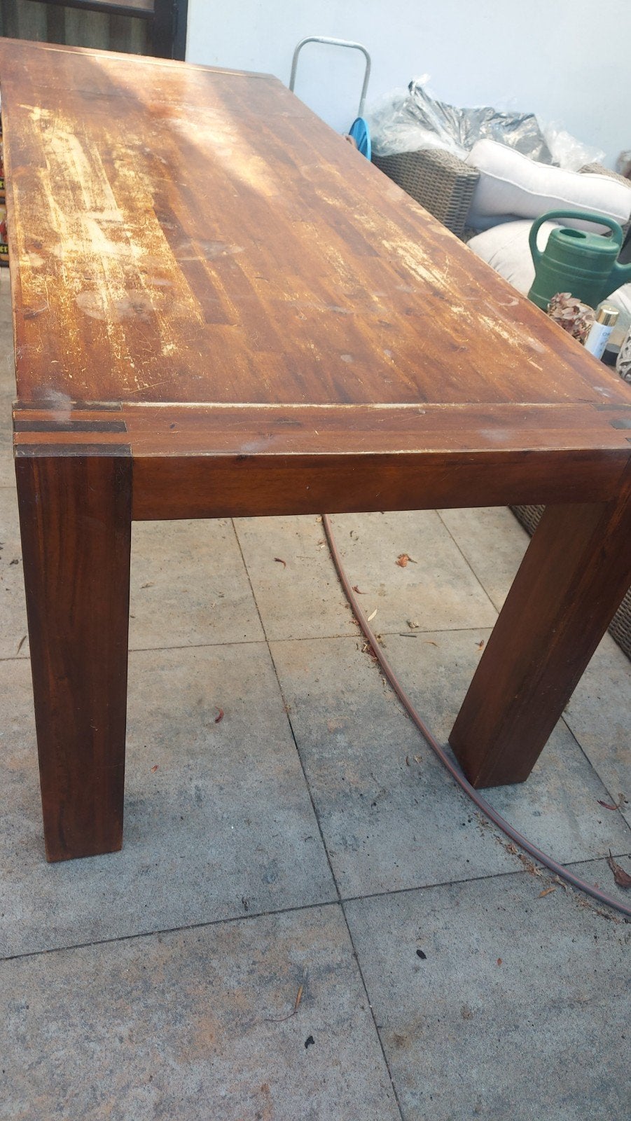 Eettafel, Ophalen, Gebruikt, Rechthoekig, 50 tot 100 cm