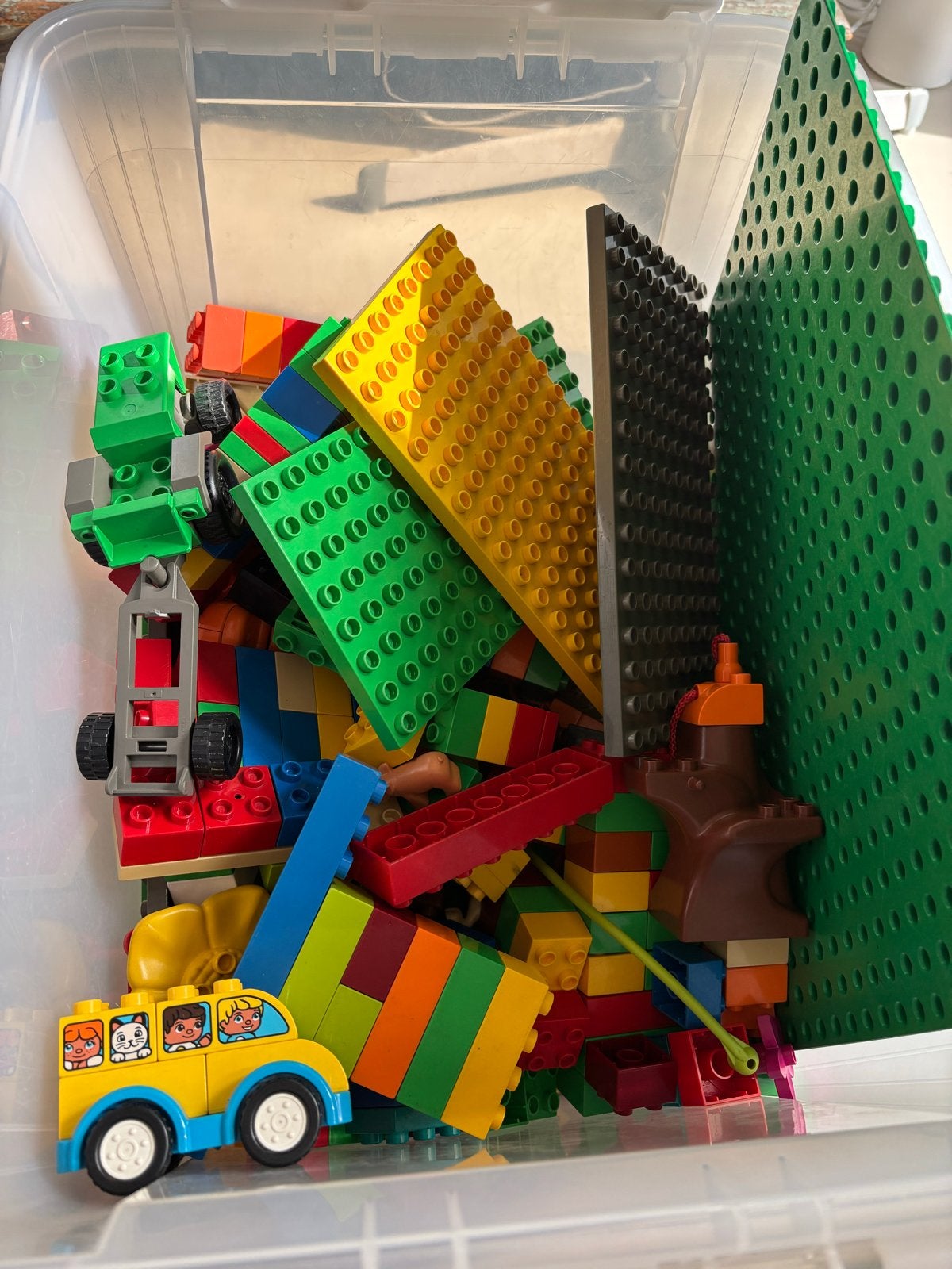 Grote doos vol Duplo - Urenlang speelplezier!, Ophalen, Gebruikt, Duplo, Inclusief accessoires